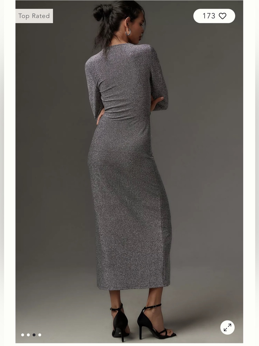 Baum und Pferdgarten Jilliane Shimmer Midi Dress - Picture 3 of 8